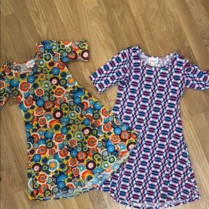 Set of two Lularoe girls’ dresses size 6